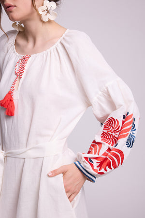 Portofino White Kaftan