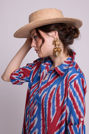 Madu Scarlet Leafs Chemisier in XS/S MULTI - COLOR - Sustainable Fashion by KLEED LOUNGEWEAR