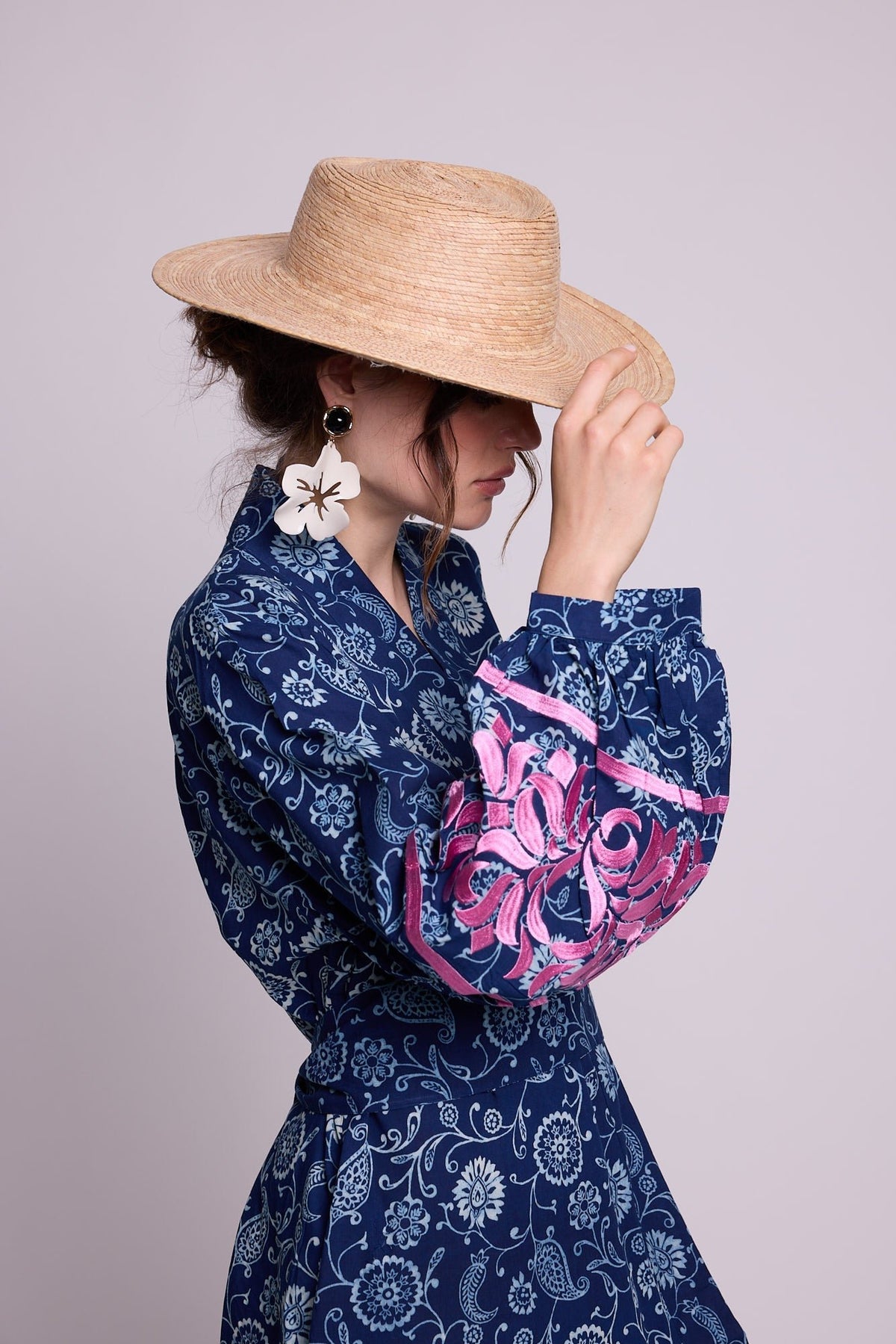Provance Kimono in XS/S DARK BLUE - Sustainable Fashion by KLEED LOUNGEWEAR