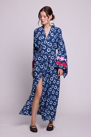 Love Kimono in XS/S BLUE - Sustainable Fashion by KLEED LOUNGEWEAR