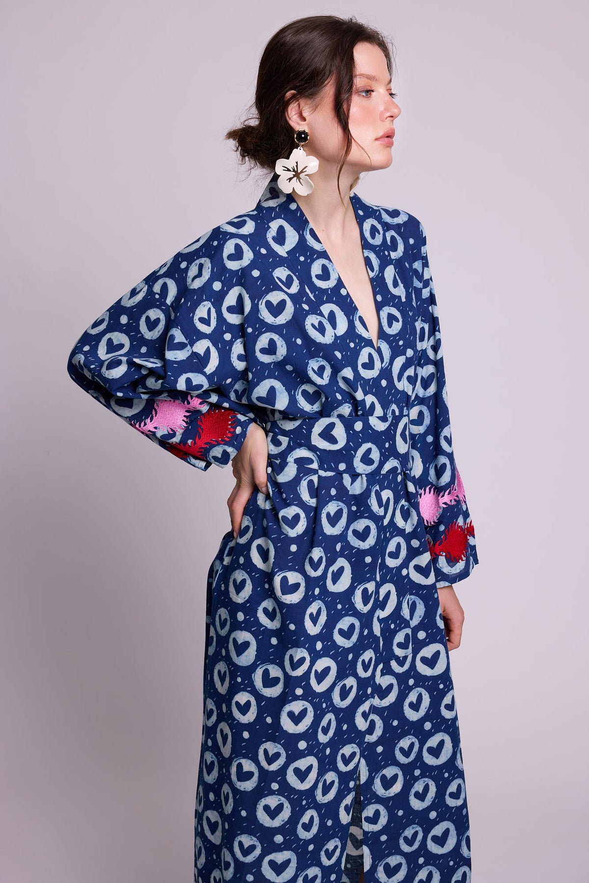 Love Kimono in XS/S BLUE - Sustainable Fashion by KLEED LOUNGEWEAR
