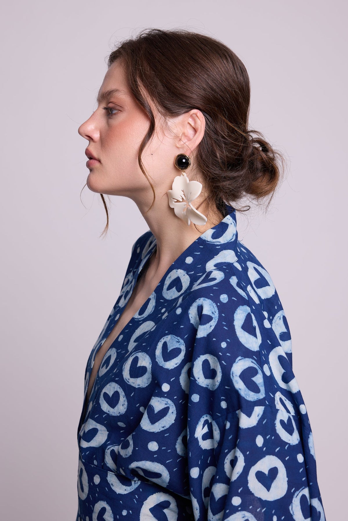 Love Kimono in XS/S BLUE - Sustainable Fashion by KLEED LOUNGEWEAR