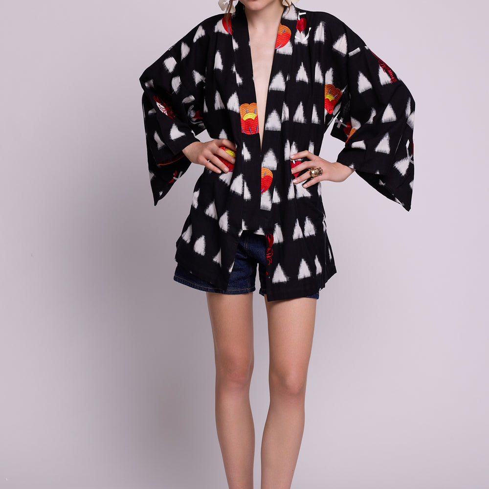 Gondi Black Short Kimono [KLEED]