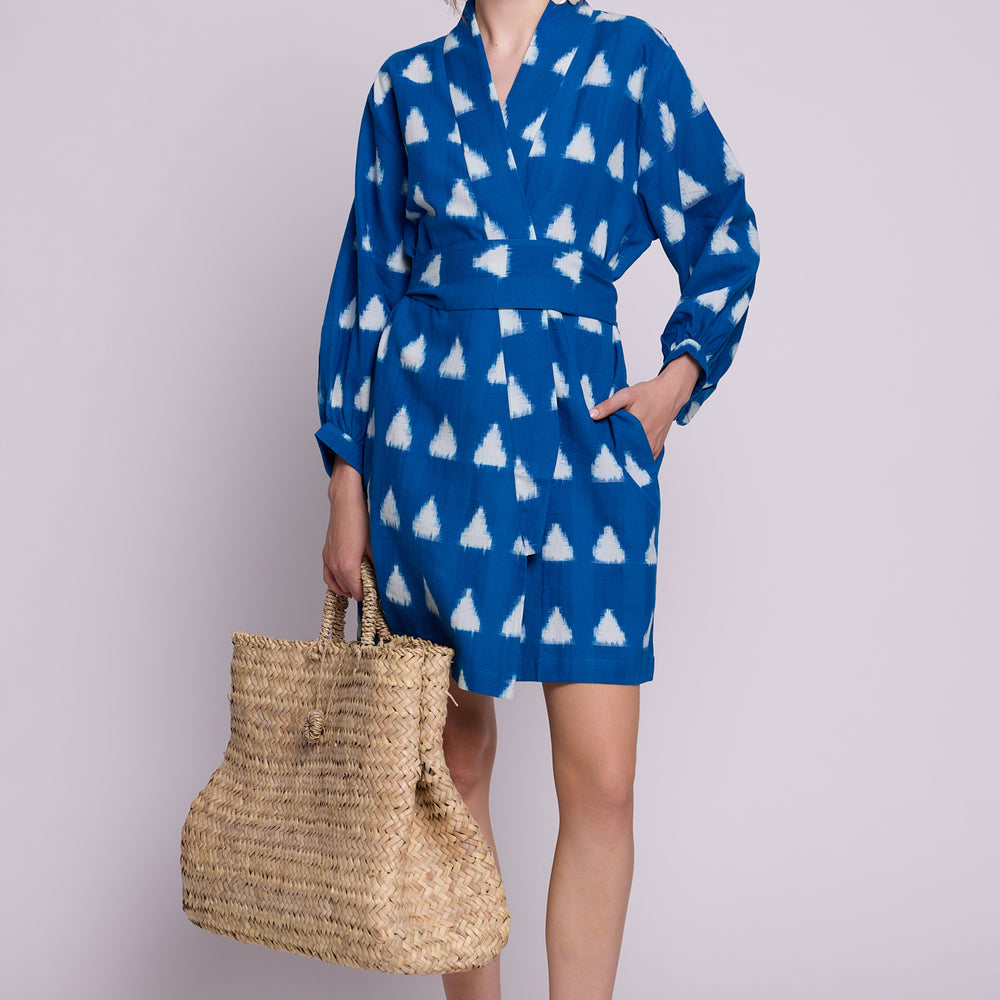 
                      
                        Turquoise Savannah Short Kimono [KLEED]
                      
                    