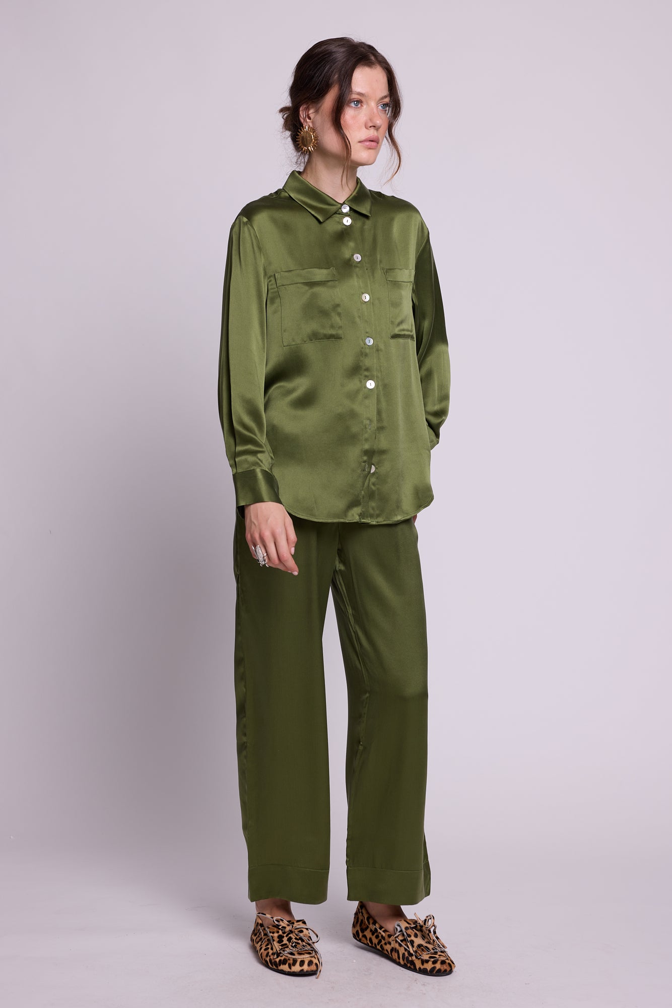 Jamun Khaki Pyjama [KLEED]