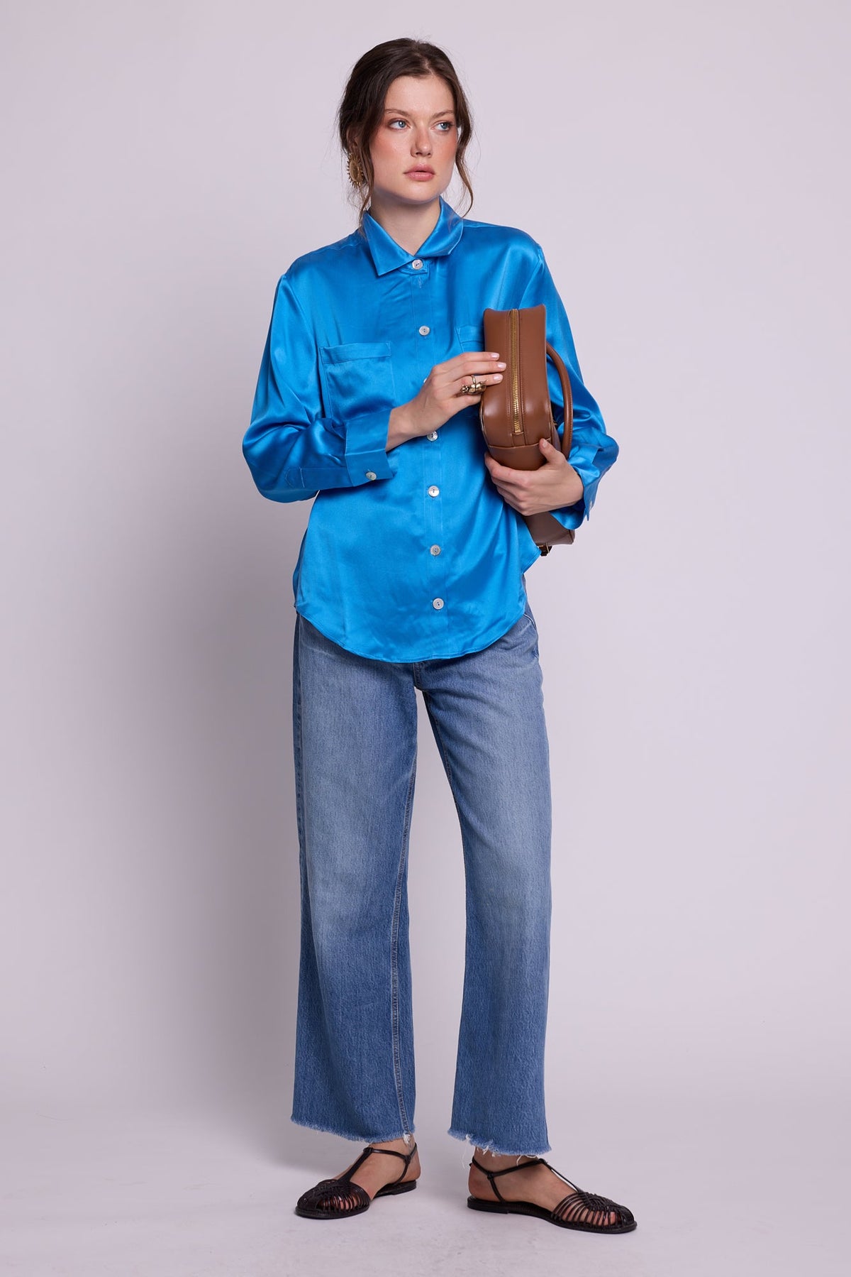 Jamun Blue Pyjama in EXTRA SMALL BLUE - Sustainable Fashion by KLEED LOUNGEWEAR