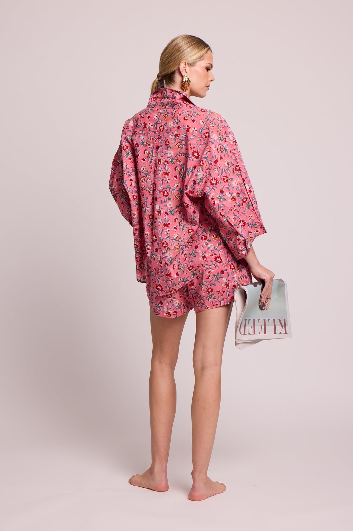 Naula Pink Pyjama in XS/S PINK - Sustainable Fashion by KLEED LOUNGEWEAR