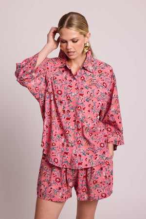 Naula Pink Pyjama in XS/S PINK - Sustainable Fashion by KLEED LOUNGEWEAR