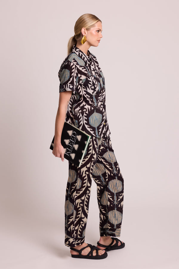 Yala Blue Pyjama in EXTRA SMALL BLUE - Sustainable Fashion by KLEED LOUNGEWEAR