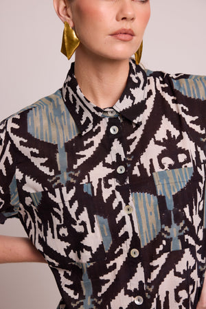 Yala Blue Pyjama in EXTRA SMALL BLUE - Sustainable Fashion by KLEED LOUNGEWEAR
