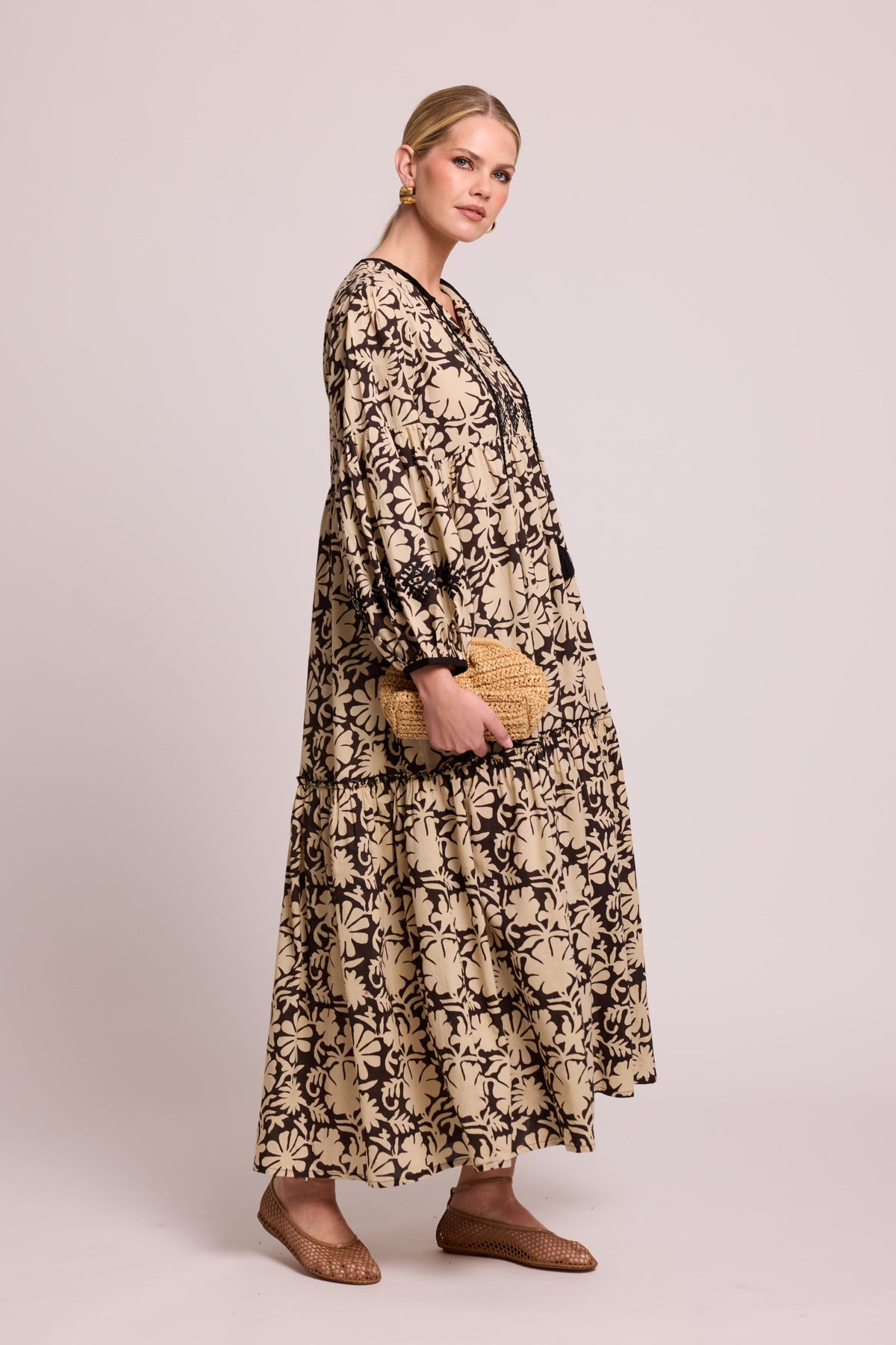 Sannar Black Dress in EXTRA SMALL BLACK - Sustainable Fashion by KLEED LOUNGEWEAR