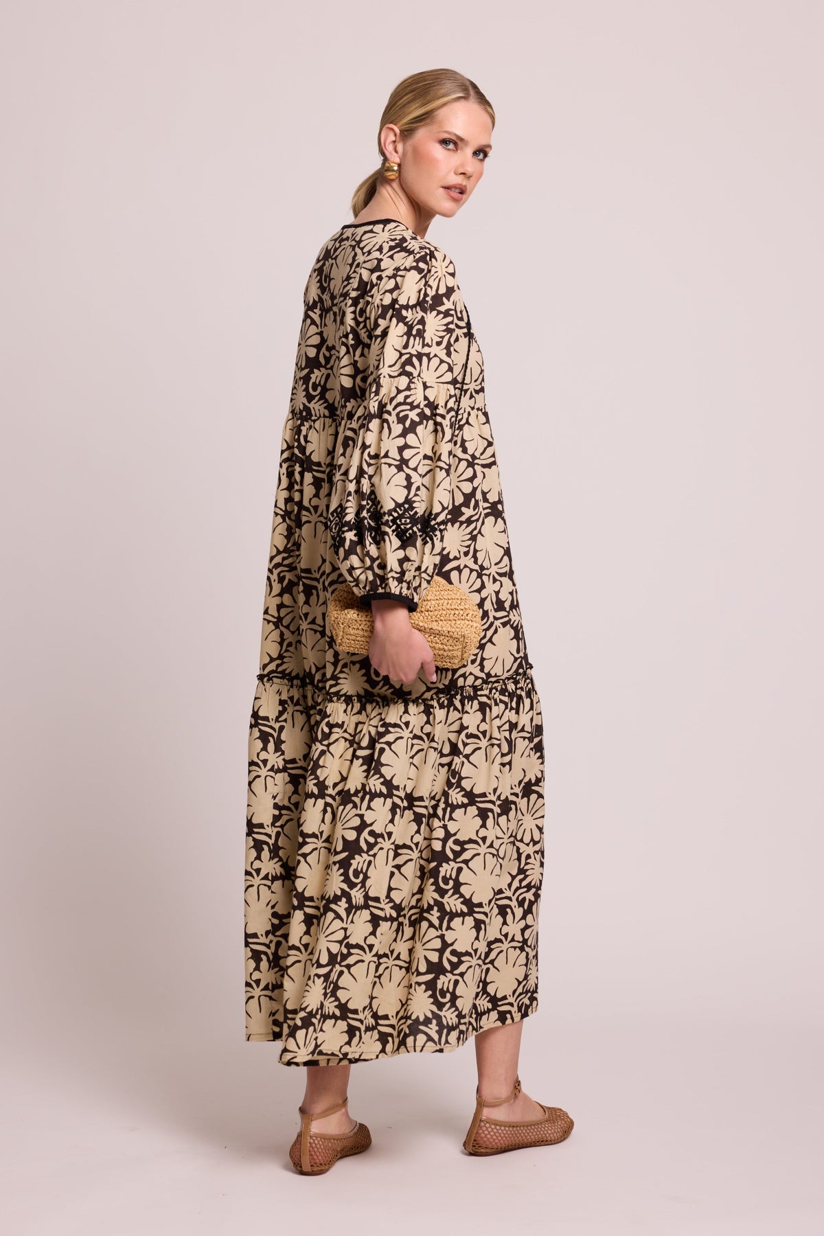 Sannar Black Dress in EXTRA SMALL BLACK - Sustainable Fashion by KLEED LOUNGEWEAR