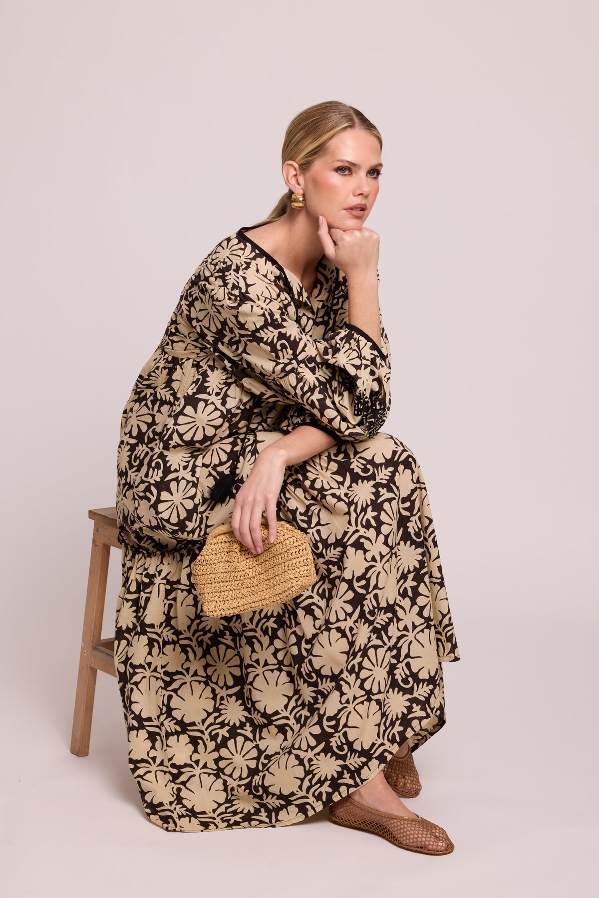 Sannar Black Dress in EXTRA SMALL BLACK - Sustainable Fashion by KLEED LOUNGEWEAR