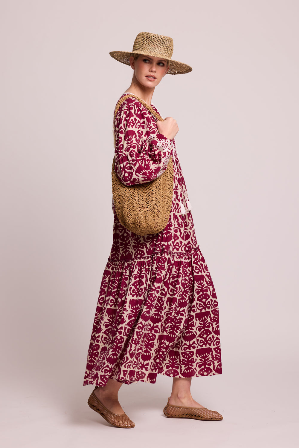 Sannar Aubergine Dress