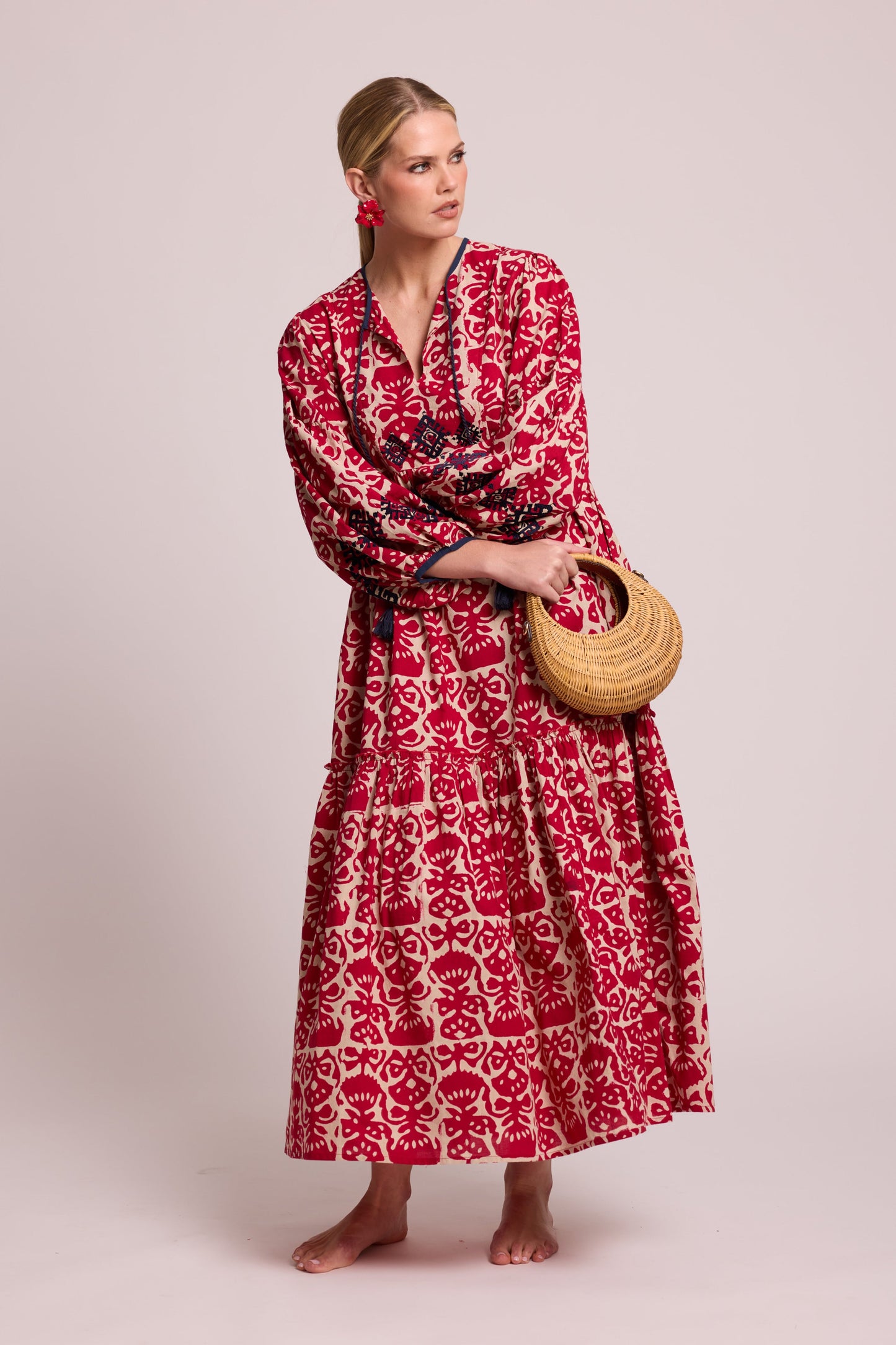 Sannar Red Dress - Main Image