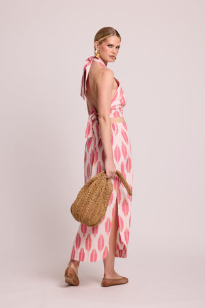 Leela Pink Set in SMALL PINK - Sustainable Fashion by KLEED LOUNGEWEAR