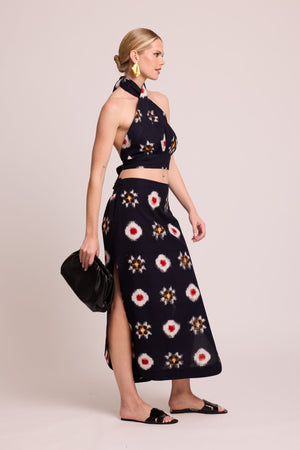 Leela Sushi Set in SMALL DARK BLUE - Sustainable Fashion by KLEED LOUNGEWEAR