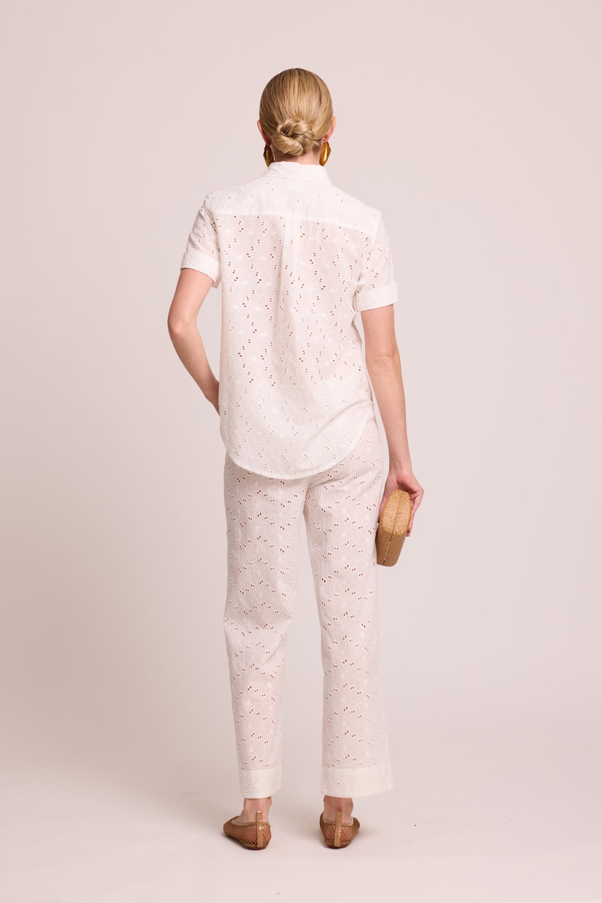 Yala White Pyjama in EXTRA SMALL WHITE - Sustainable Fashion by KLEED LOUNGEWEAR