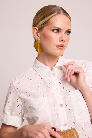 Yala White Pyjama in EXTRA SMALL WHITE - Sustainable Fashion by KLEED LOUNGEWEAR