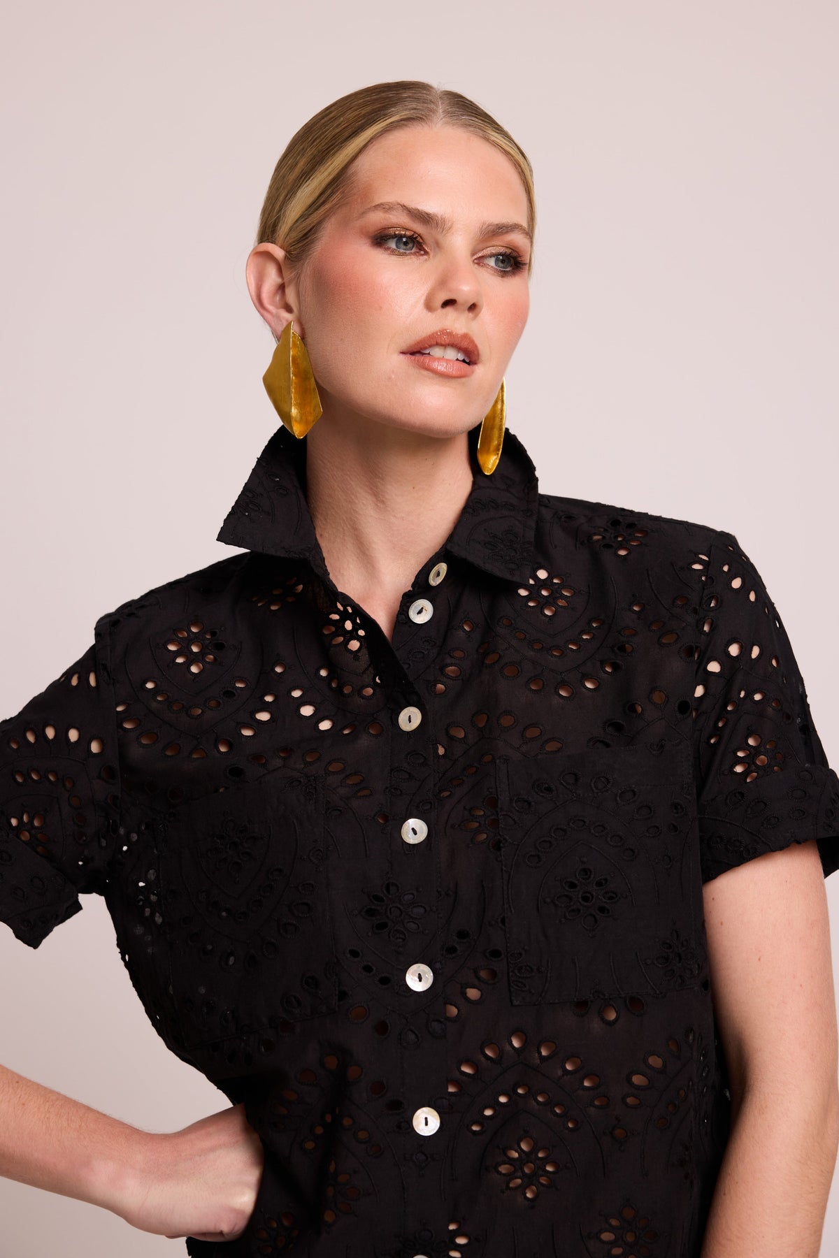 Yala Black Pyjama in EXTRA SMALL BLACK - Sustainable Fashion by KLEED LOUNGEWEAR