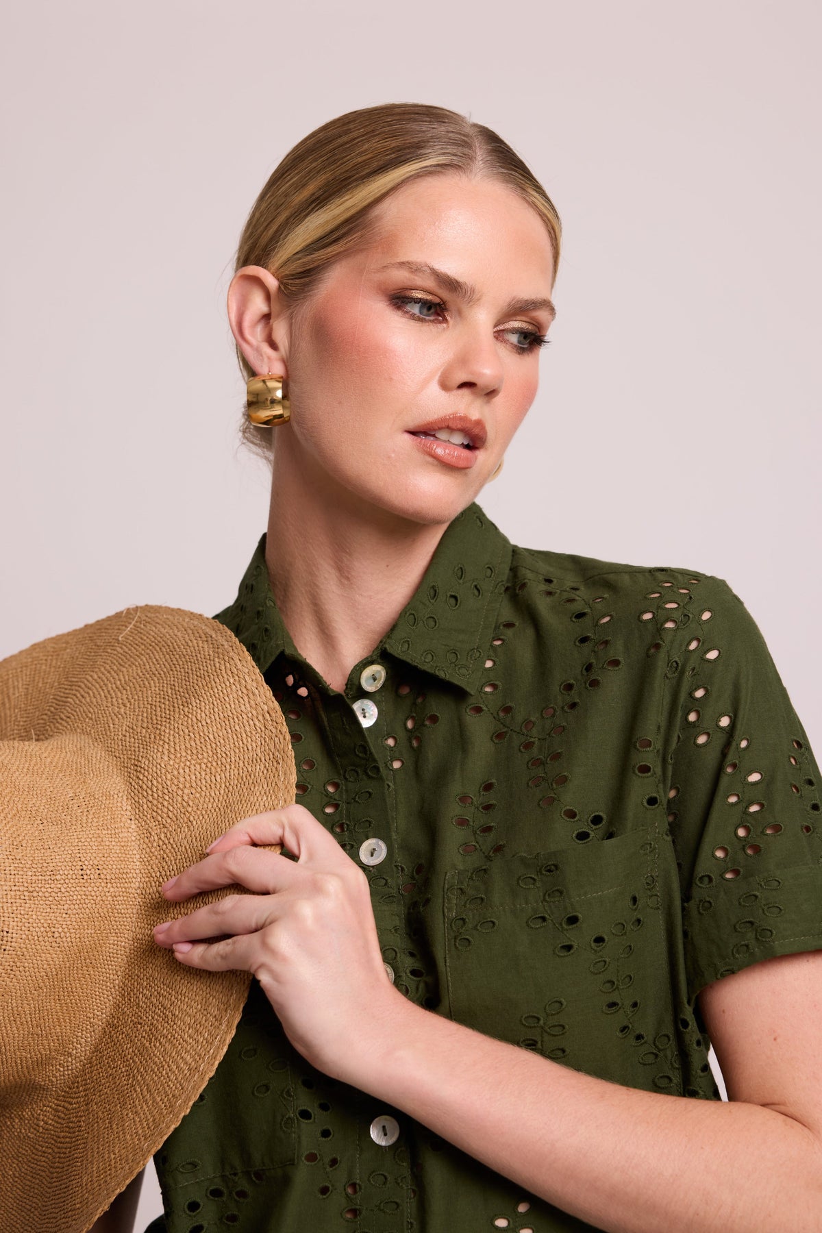 Yala Khaki Pyjama in EXTRA SMALL KHAKI - Sustainable Fashion by KLEED LOUNGEWEAR