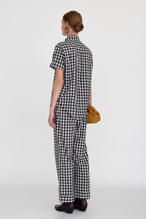 Ambar Black Pyjama in EXTRA SMALL BLACK - Sustainable Fashion by KLEED LOUNGEWEAR