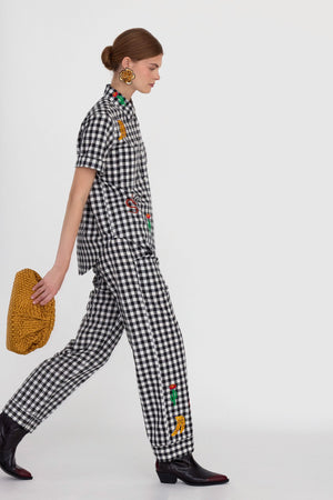 Ambar Black Pyjama in EXTRA SMALL BLACK - Sustainable Fashion by KLEED LOUNGEWEAR