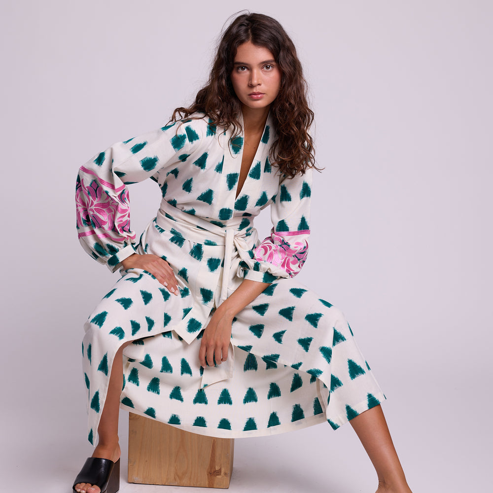 Emerald Savannah Kandy Kimono [KLEED]