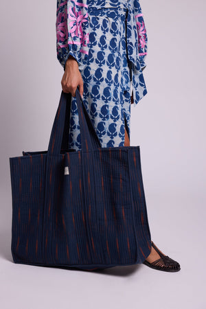 Brick Blues Weekender in ONE SIZE DARK BLUE - Sustainable Fashion by KLEED LOUNGEWEAR