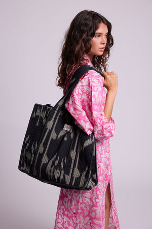 Congo Tote Bag in ONE SIZE BLACK - Sustainable Fashion by KLEED LOUNGEWEAR