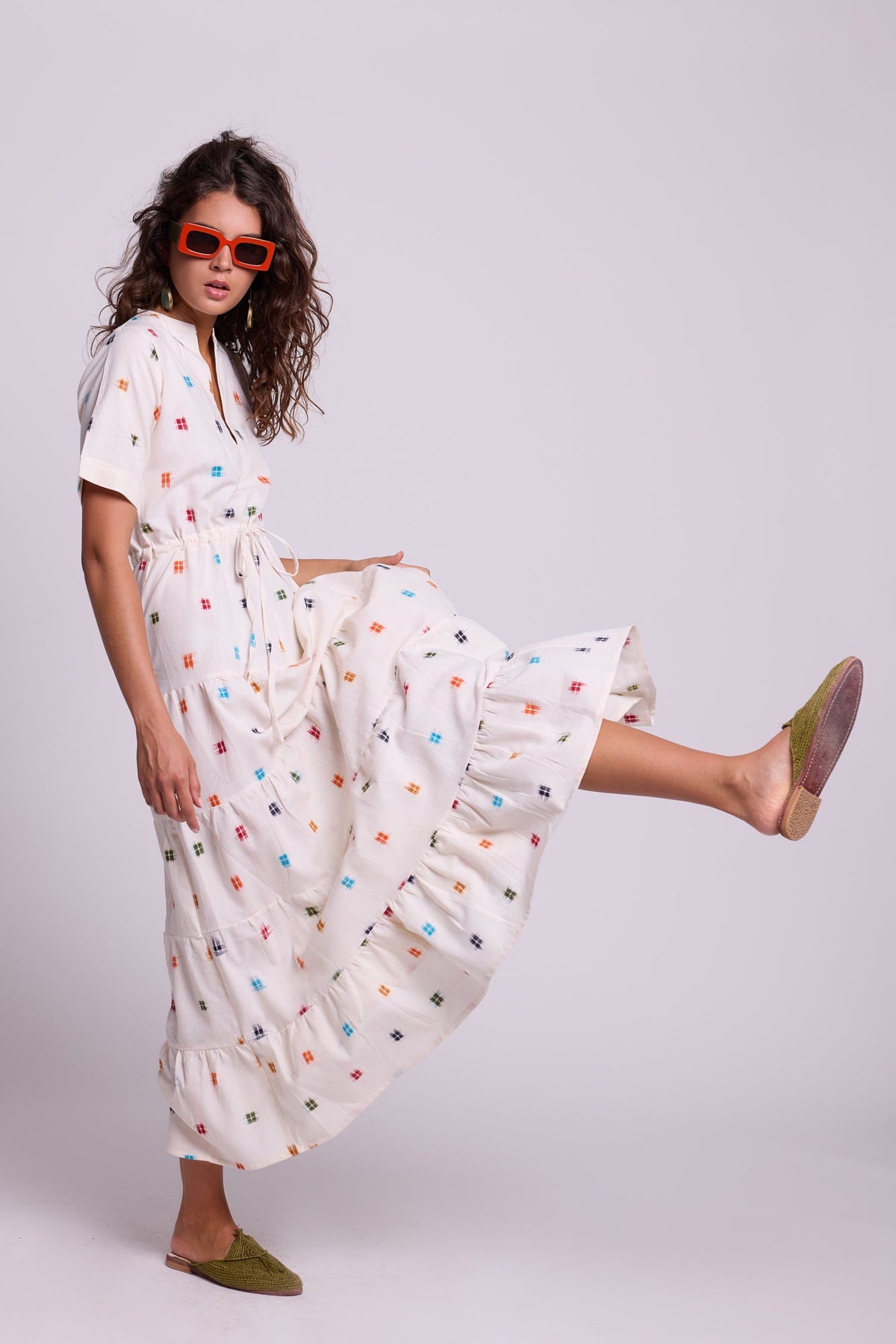 Rainbow Bikaner in S/M WHITE - Sustainable Fashion by KLEED LOUNGEWEAR