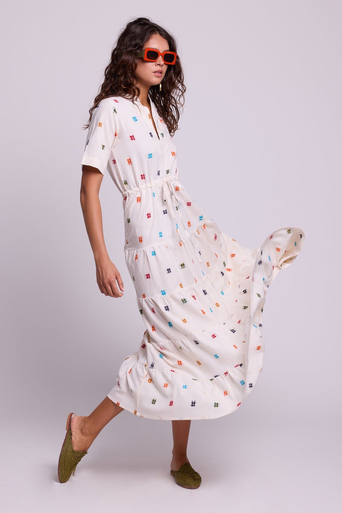 Rainbow Bikaner in S/M WHITE - Sustainable Fashion by KLEED LOUNGEWEAR