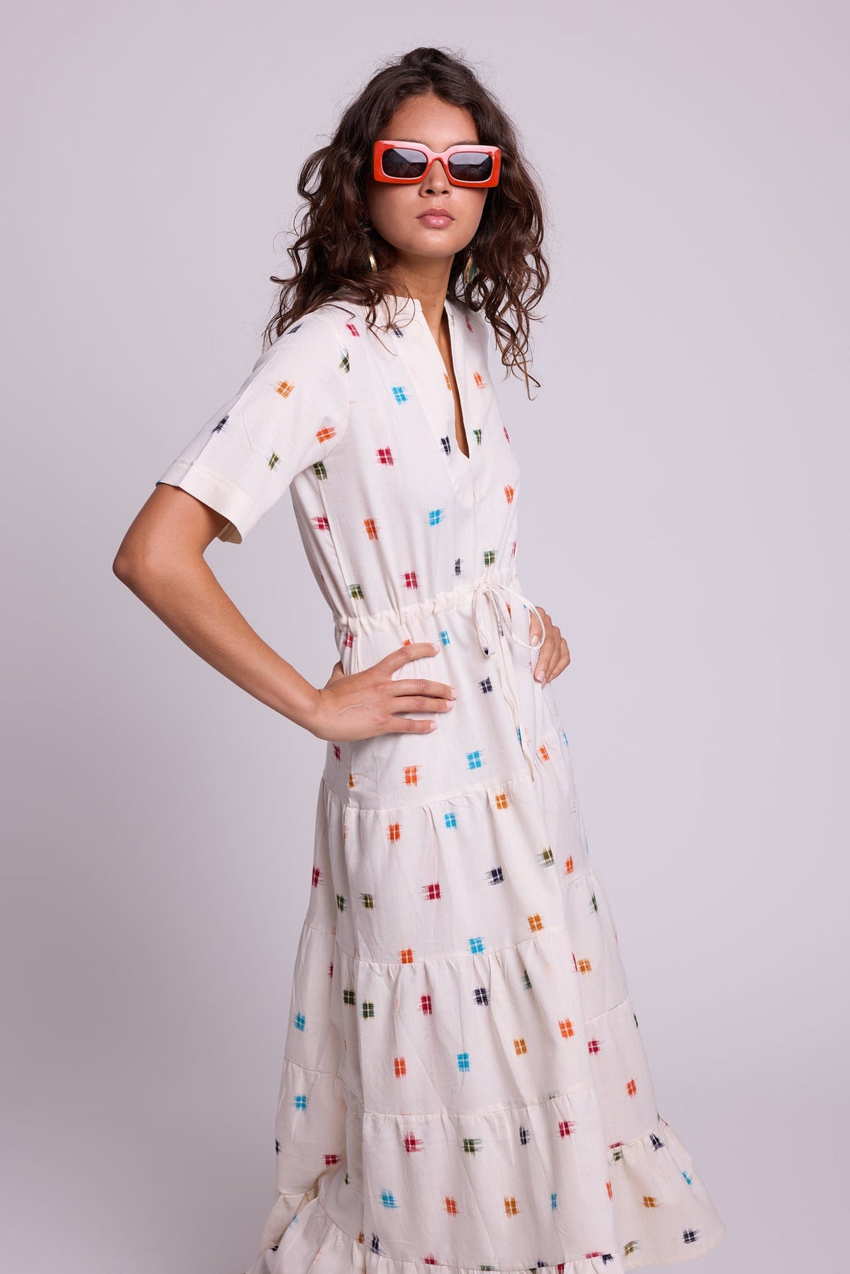 Rainbow Bikaner in S/M WHITE - Sustainable Fashion by KLEED LOUNGEWEAR
