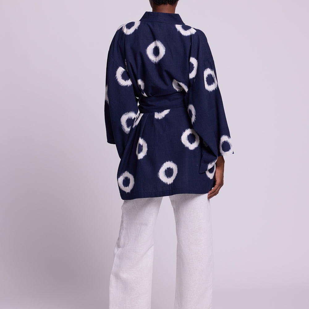 
                      
                        Blue Manda Short Kimono [KLEED]
                      
                    