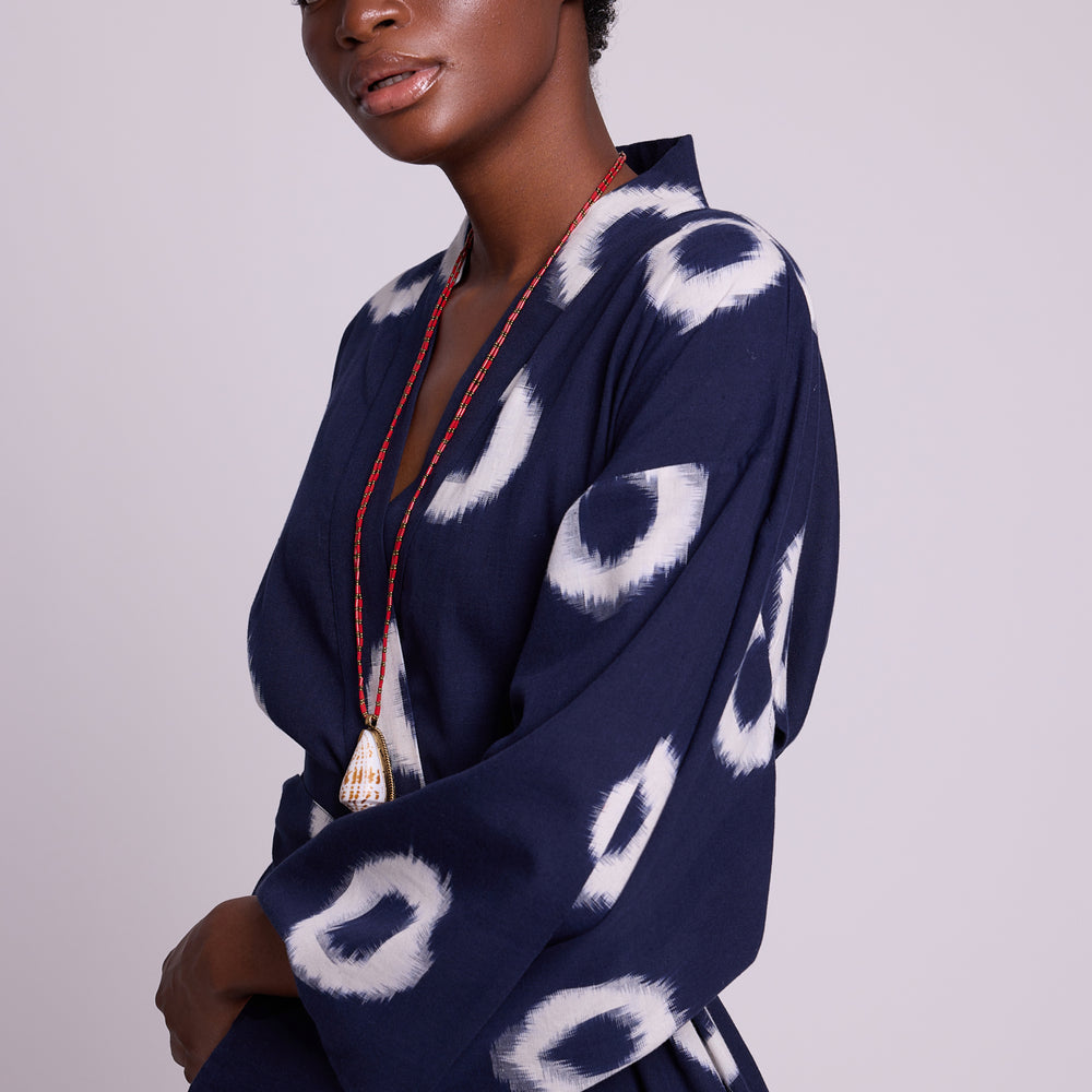 
                      
                        Blue Manda Short Kimono [KLEED]
                      
                    