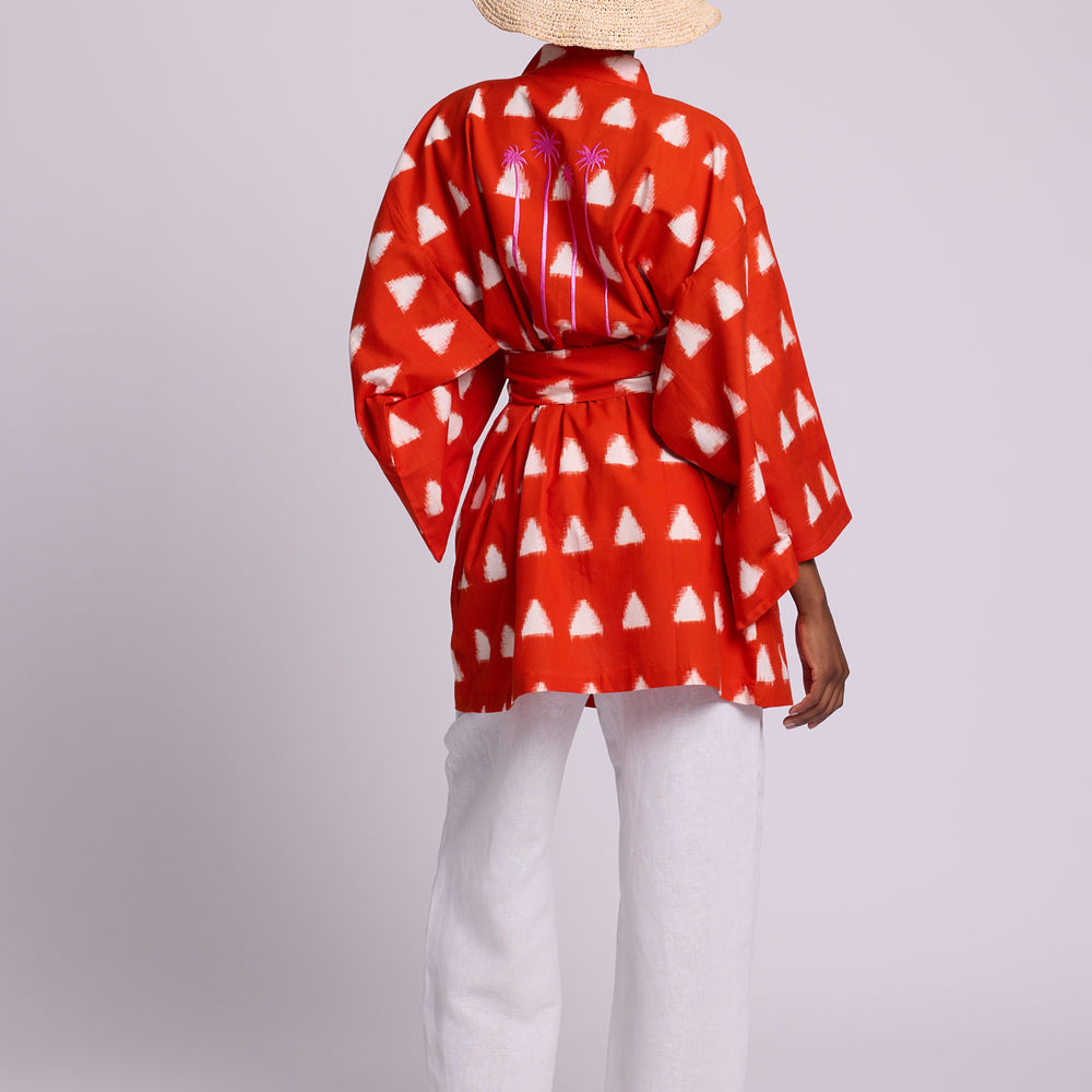 
                      
                        Orange Savannah Short Kimono [KLEED]
                      
                    