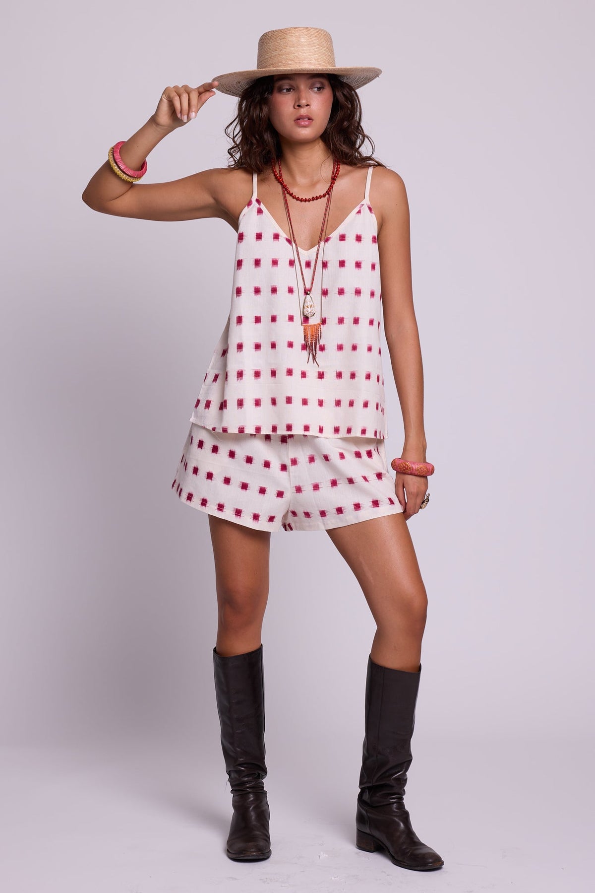 Red Marygold Pyjama in XS/S RED - Sustainable Fashion by KLEED LOUNGEWEAR