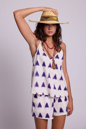 Purple Marygold Pyjama in XS/S PURPLE - Sustainable Fashion by KLEED LOUNGEWEAR