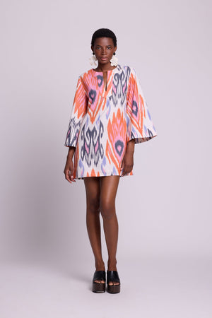 Naala Tangerine Dress in SMALL TANGERINE - Sustainable Fashion by KLEED LOUNGEWEAR