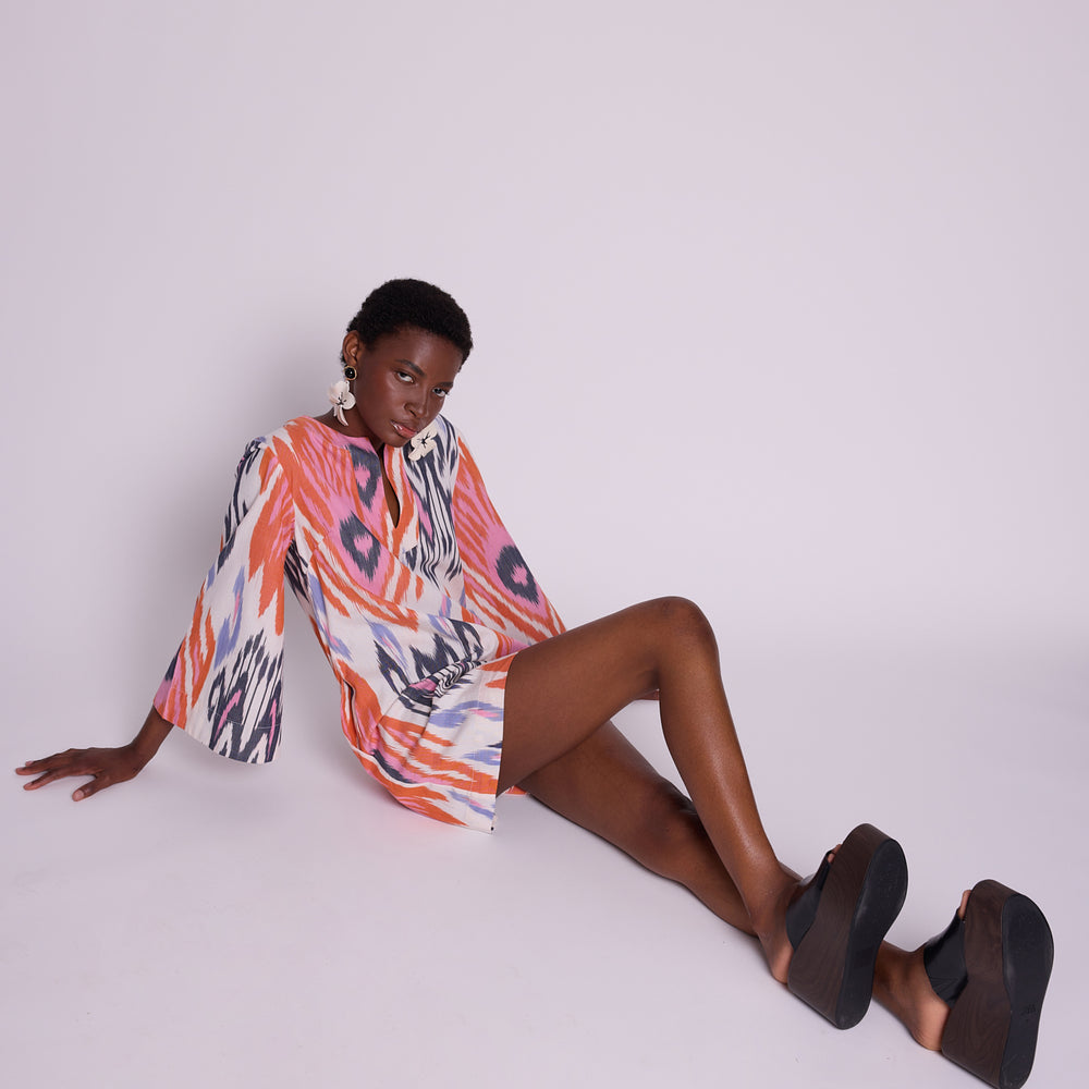 Naala Tangerine Dress [KLEED]