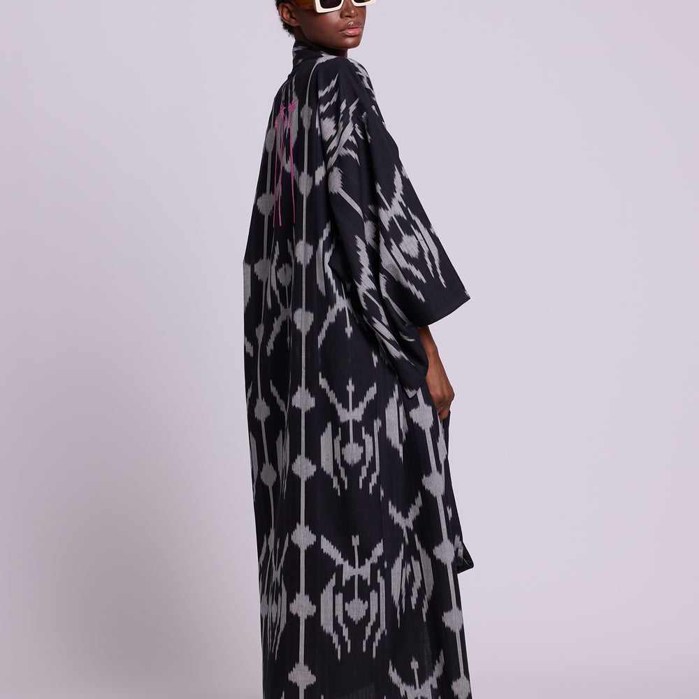 
                      
                        Grey Congo Palm Kimono [KLEED]
                      
                    