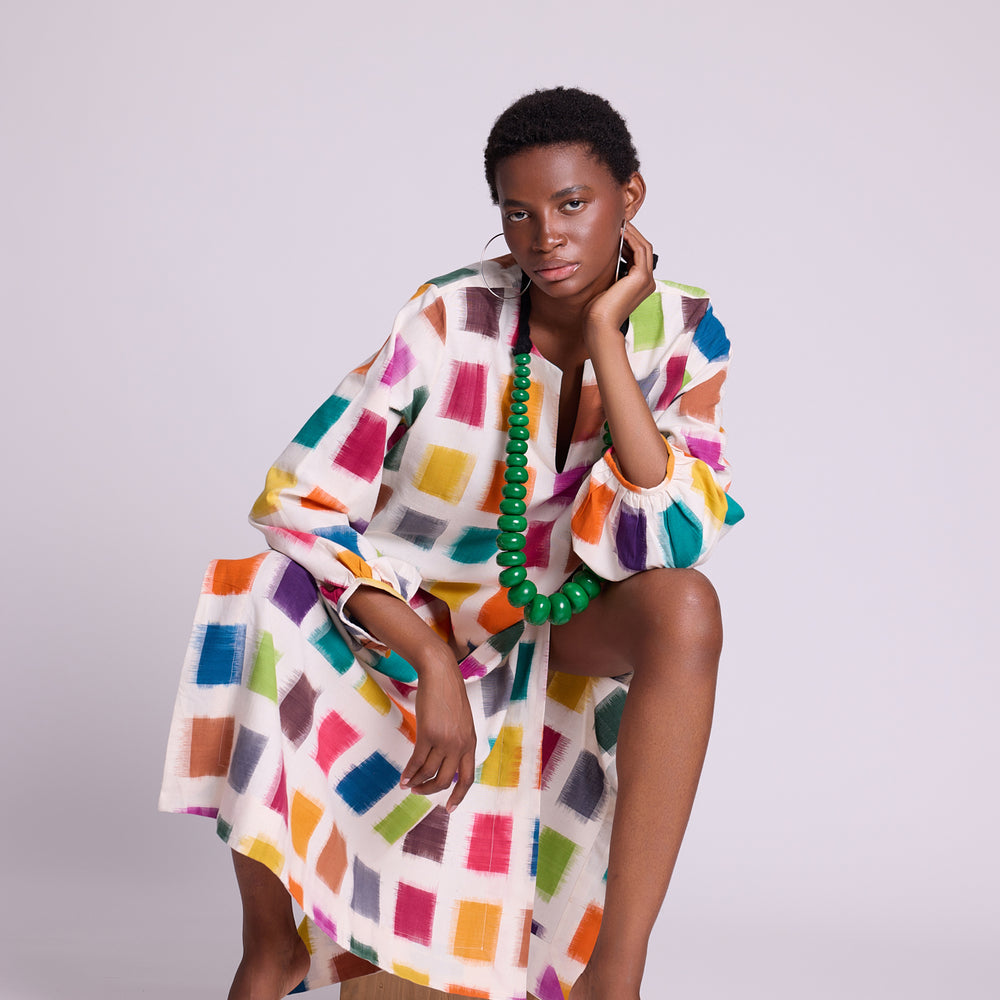 Nagar Squares Kaftan [KLEED]
