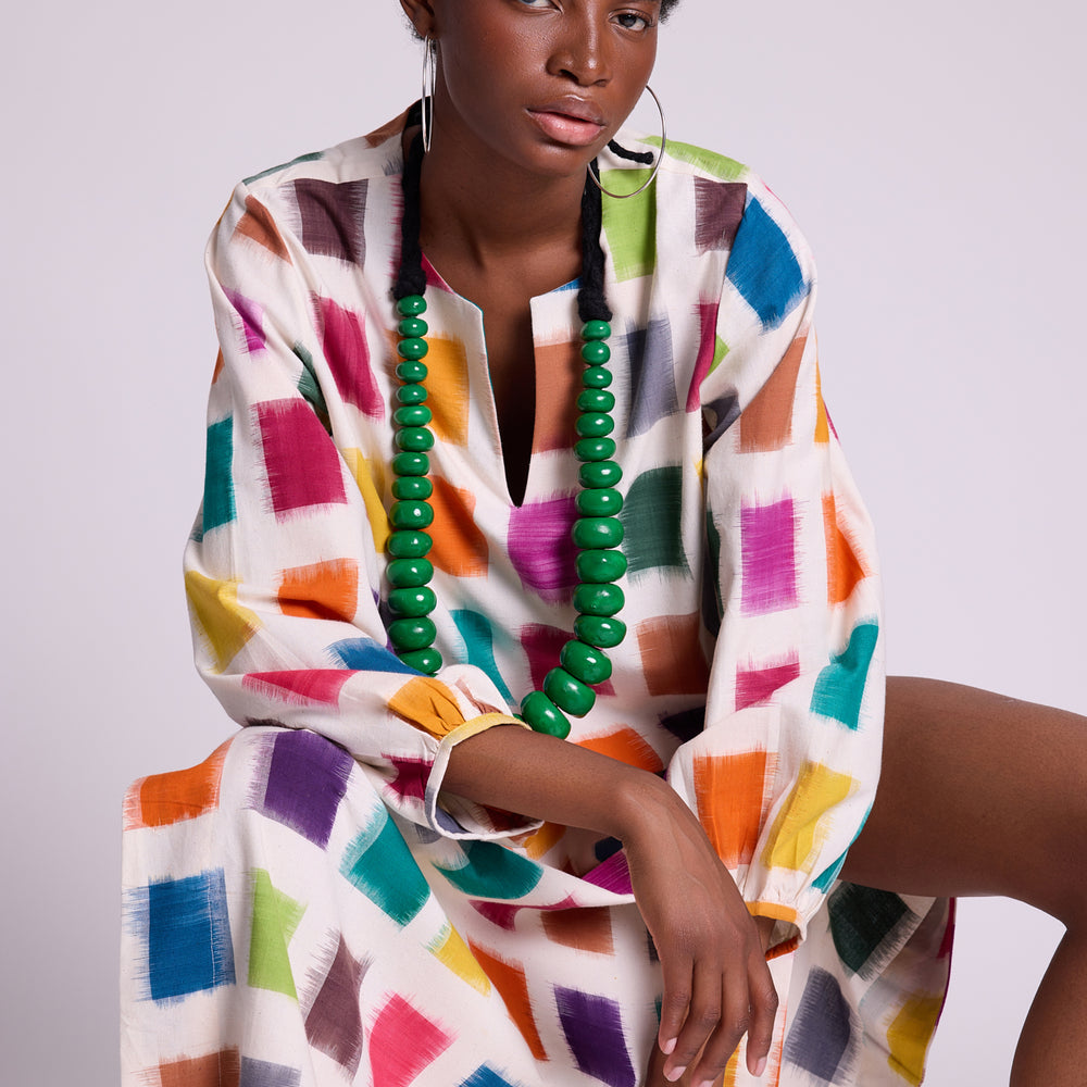 Nagar Squares Kaftan [KLEED]
