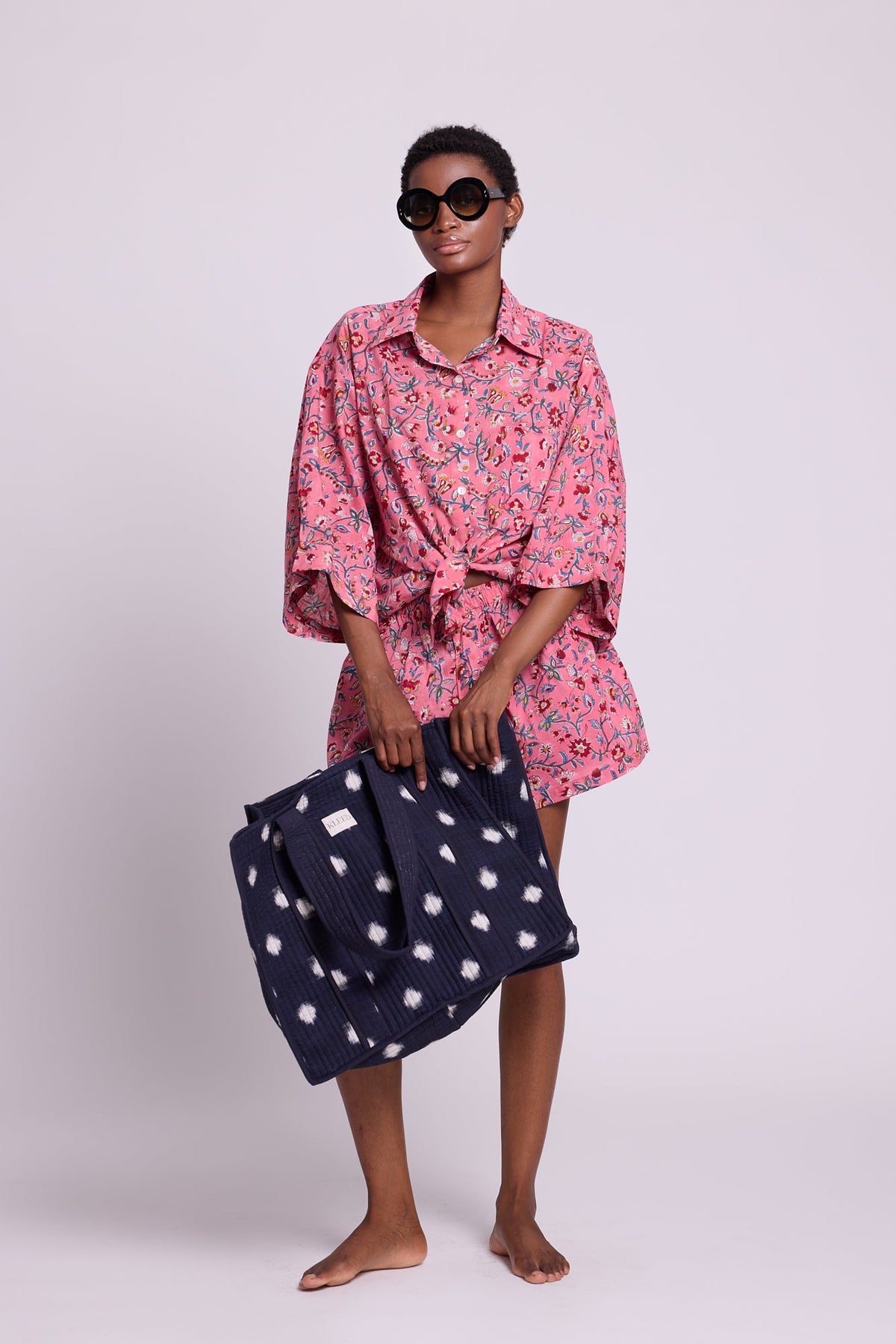 Naula Pink Pyjama in XS/S PINK - Sustainable Fashion by KLEED LOUNGEWEAR