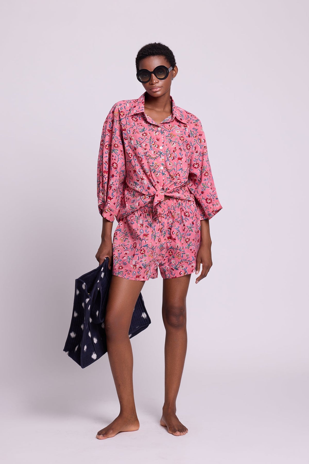 Naula Pink Pyjama in XS/S PINK - Sustainable Fashion by KLEED LOUNGEWEAR
