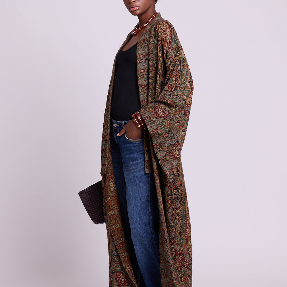 
                      
                        Autumn Paisley Kimono Coat [KLEED]
                      
                    