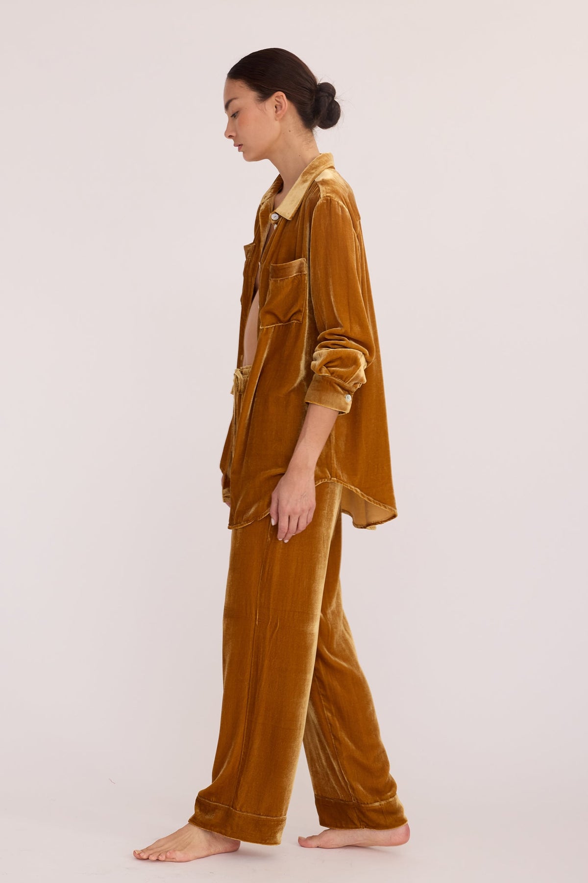 Neem Tobacco Pyjama in EXTRA SMALL TOBACCO - Sustainable Fashion by KLEED LOUNGEWEAR