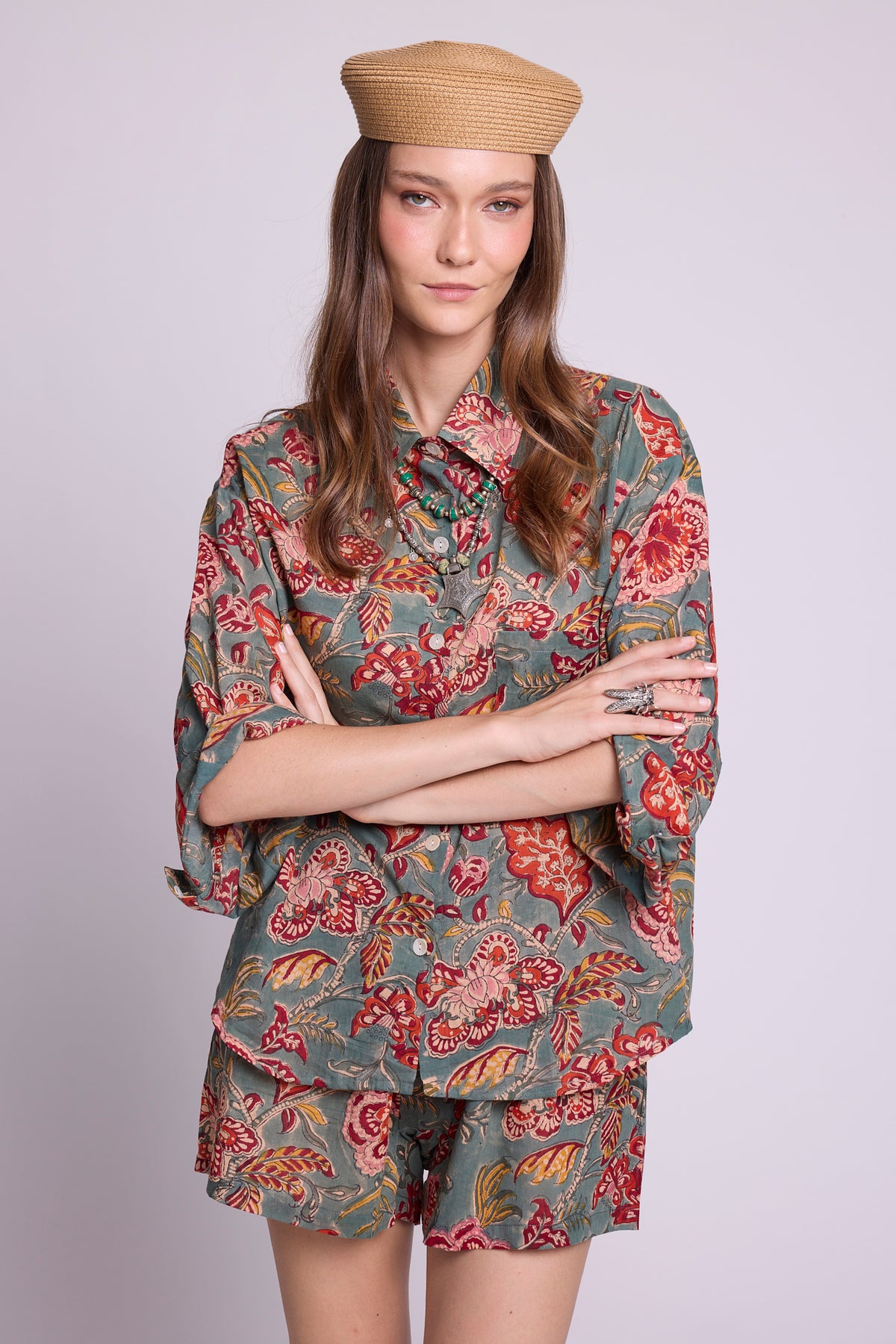 Mogra Green Pyjama