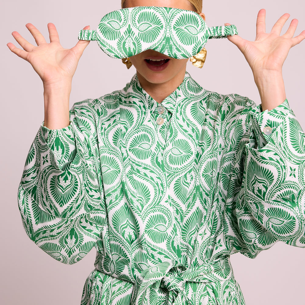 Kushee Green Eyemask