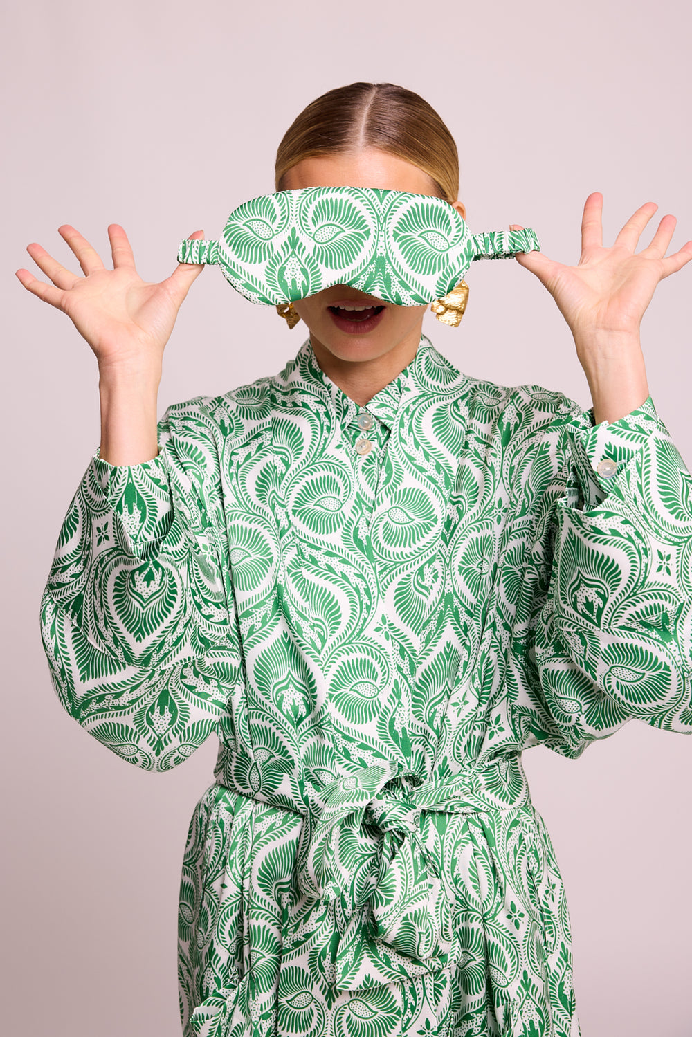 Kushee Green Eyemask